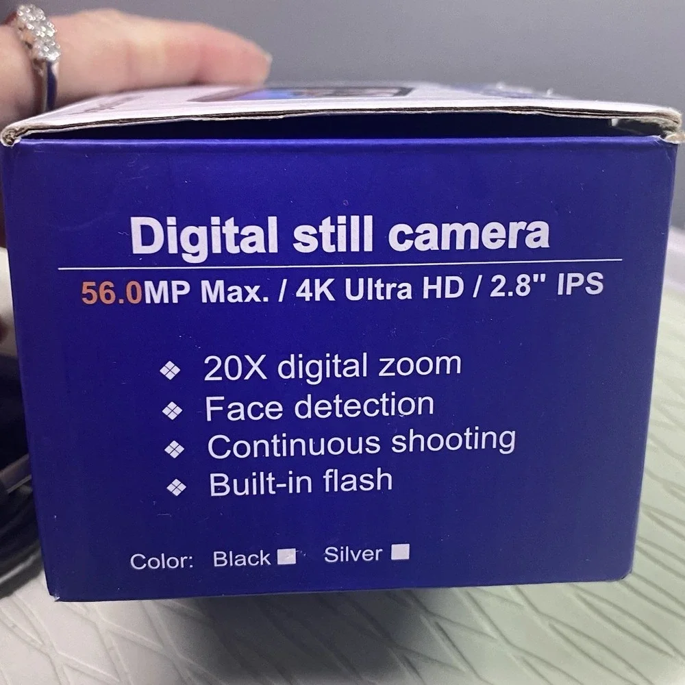 Focusify Digital Camera 4K Ultra HD‎ 56 MP with 32 GB SD Card - Ultimate Series